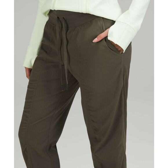 Lululemon Dance Studio Mid Rise Jogger Full Length Army Green - Picture 4 of 10